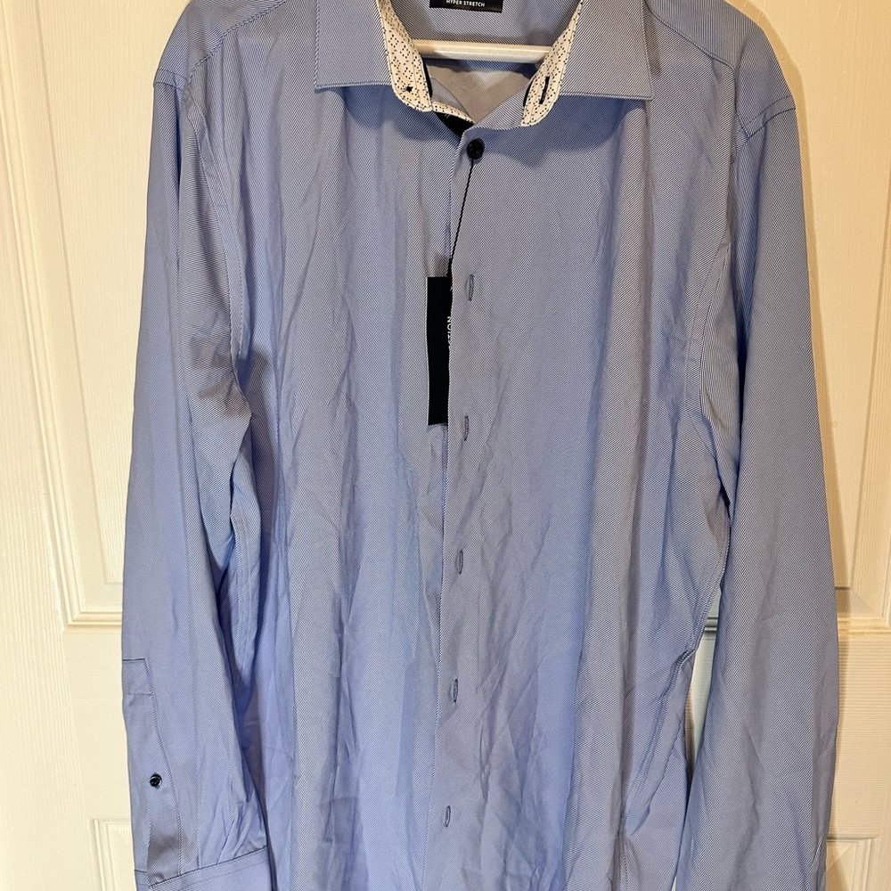 Report Collection Light Blue Dress Shirt
